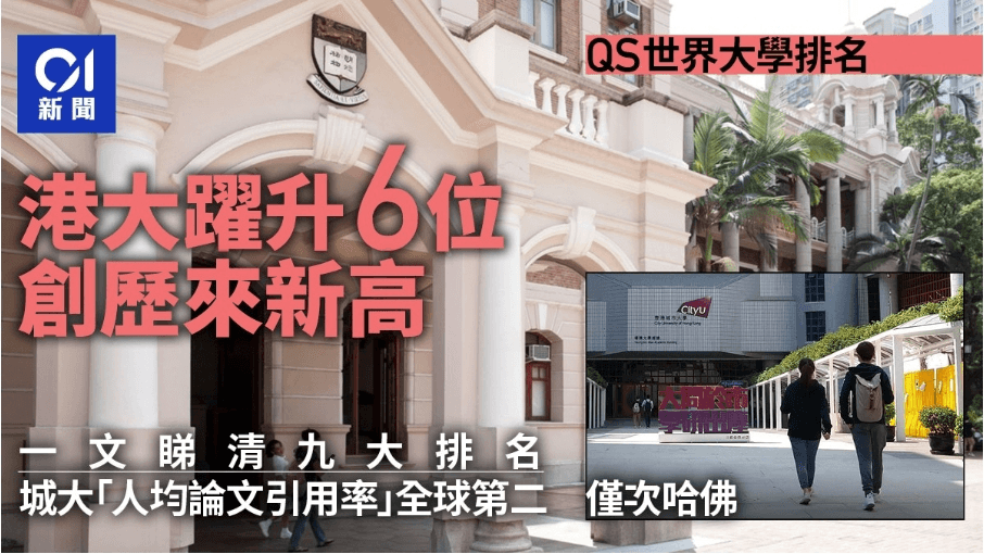 2026QS世界大学排名Top100发布：港大这次赢麻了！